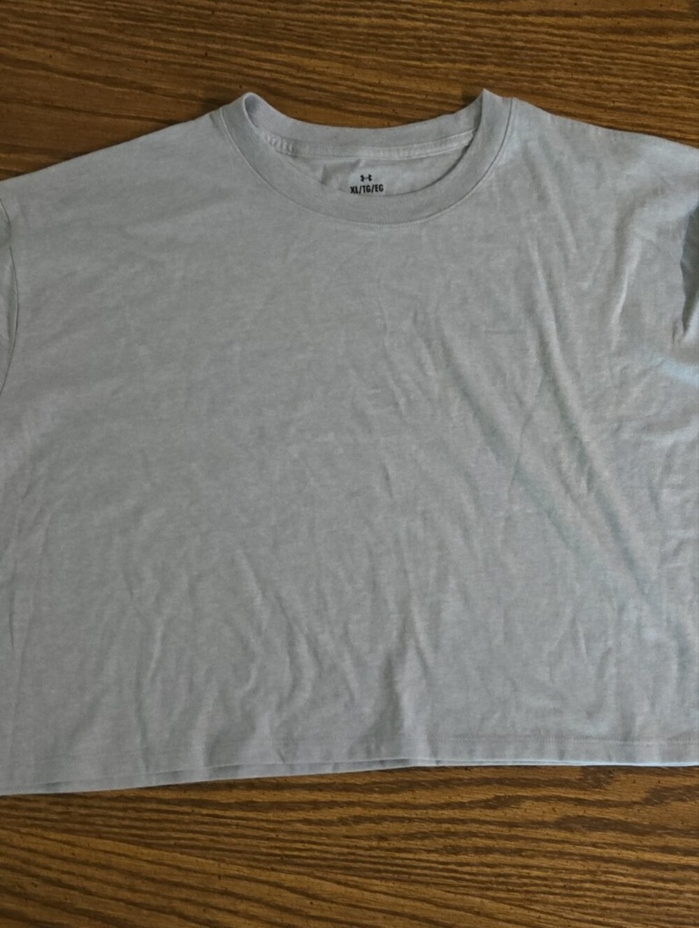 Women's Cropped UA T-Shirt in Light Gray